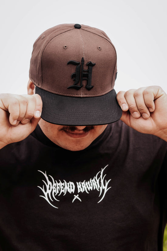H-SPEAR Brown Snapback