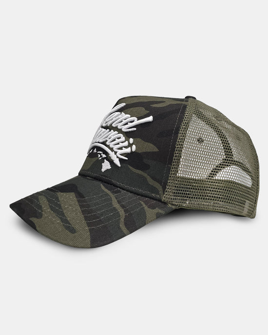 WILDSTYLE CAMO A-Frame Trucker