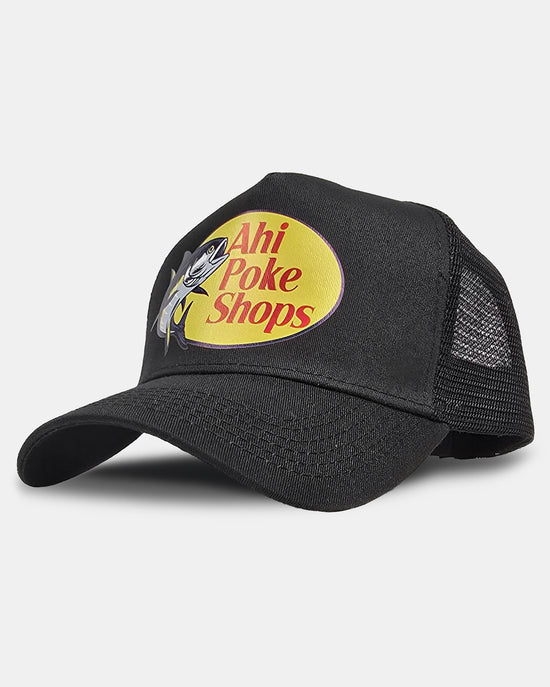 AHI POKE SHOPS Black Trucker