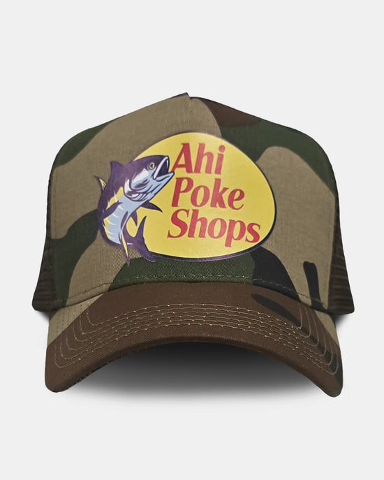 AHI POKE SHOPS Camo Trucker