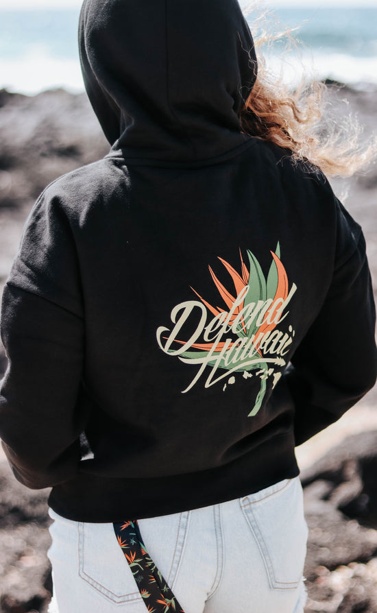 WILDSTYLE BIRD OF PARADISE Crop Hoodie