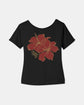 WILD HIBISCUS Slouchy Tee