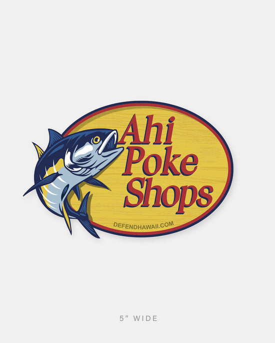AHI POKE SHOPS Sticker