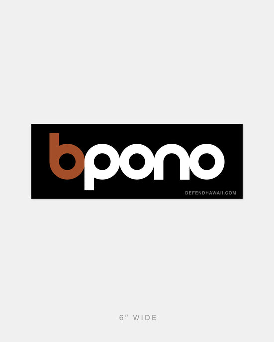 BPONO Sticker