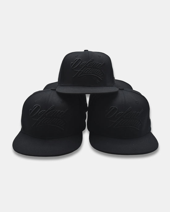 WILDSTYLE LOGO All Black Snapback